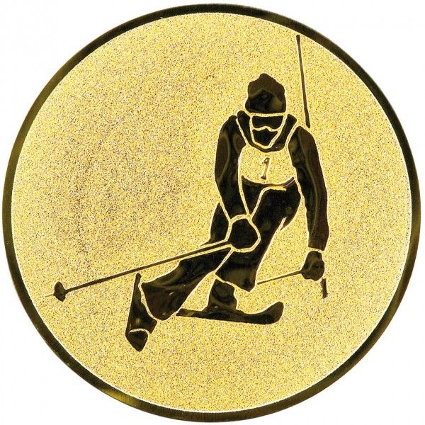 Emblemat narciarz zjazdowy 25/50 mm