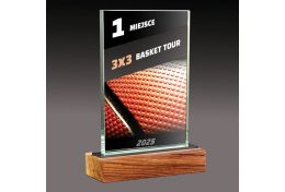 Statuetka szklana koszykówki WG51/29 - Victory Trofea