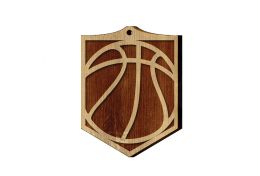 Medal Drewniany Koszykówka WM005/10 - Victory Trofea
