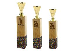 Statuetka drewniana Badminton WTX/28 - Victory Trofea