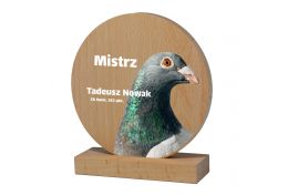 Statuetka drewniana PG-H38 - Puchary Gołębie