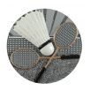 PN.Emblemat badminton 70 mm