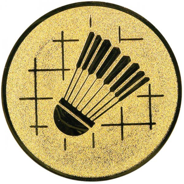 Emblemat badminton 25/50 mm