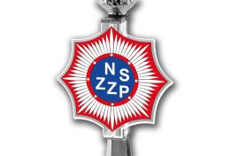 Akryl - logo NSZZ P - Victory Trofea