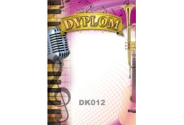 Dyplom papierowy - muzyka DK012 - Victory Trofea