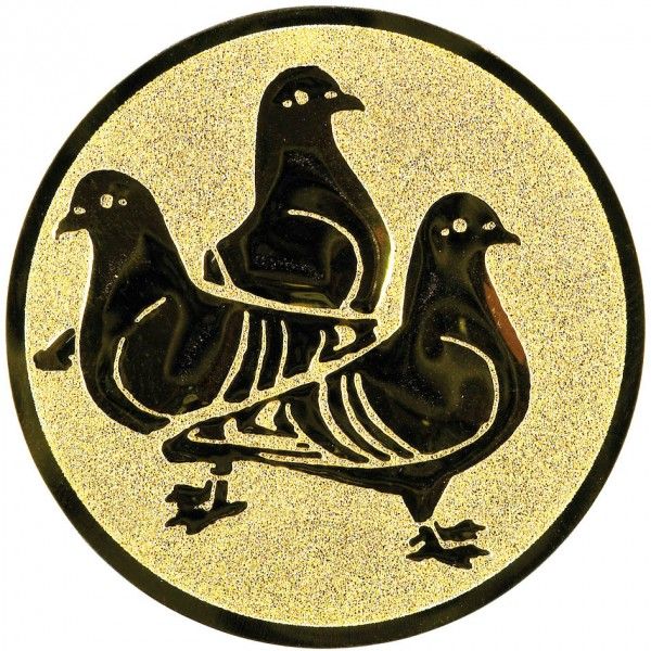 PN.Emblemat gołębie 25/50 mm