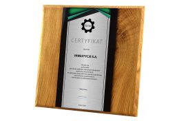 Wooden award certificate PW.H35 - Victory Trofea