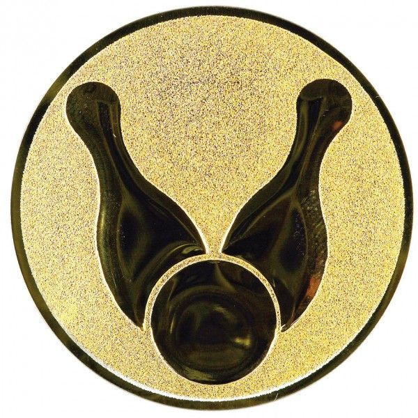 PN.Emblemat kręgle 25/50 mm